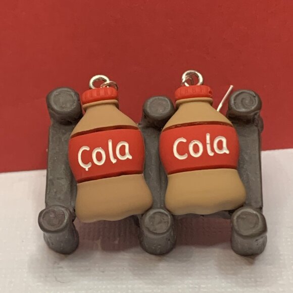 Cola Earring, Soda Earring, Pop Earring, Funny Food Earring, Gift Idea, Drink - Picture 3 of 7